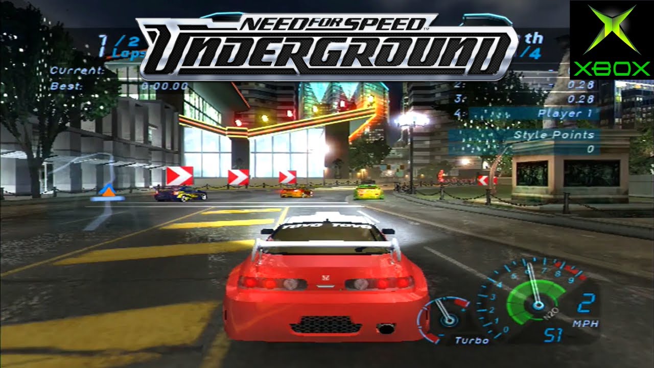 Need For Speed Underground 1 Gameplay (PC) 