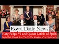 Royal tiara alert the king and queen of spain attend a state banquet in amsterdam  more royalnews