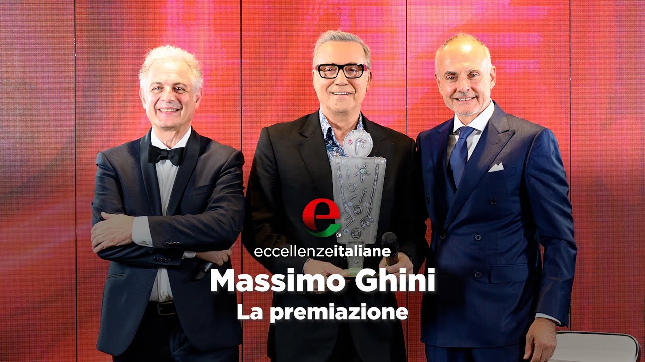Massimo Ghini - La premiazione al Galà delle Eccellenze Italiane