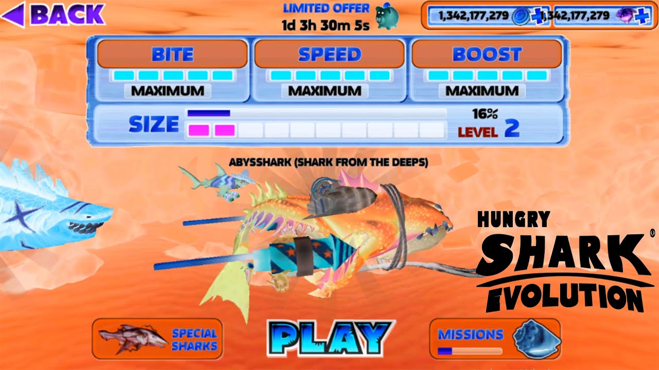 Hungry Shark Evolution - CHROME MOD - ALL SHARKS UNLOCKED 2020 - YouTube