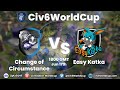 CoC vs Easy Katka | CWC Season 8 | Group B | Civilization 6 ​