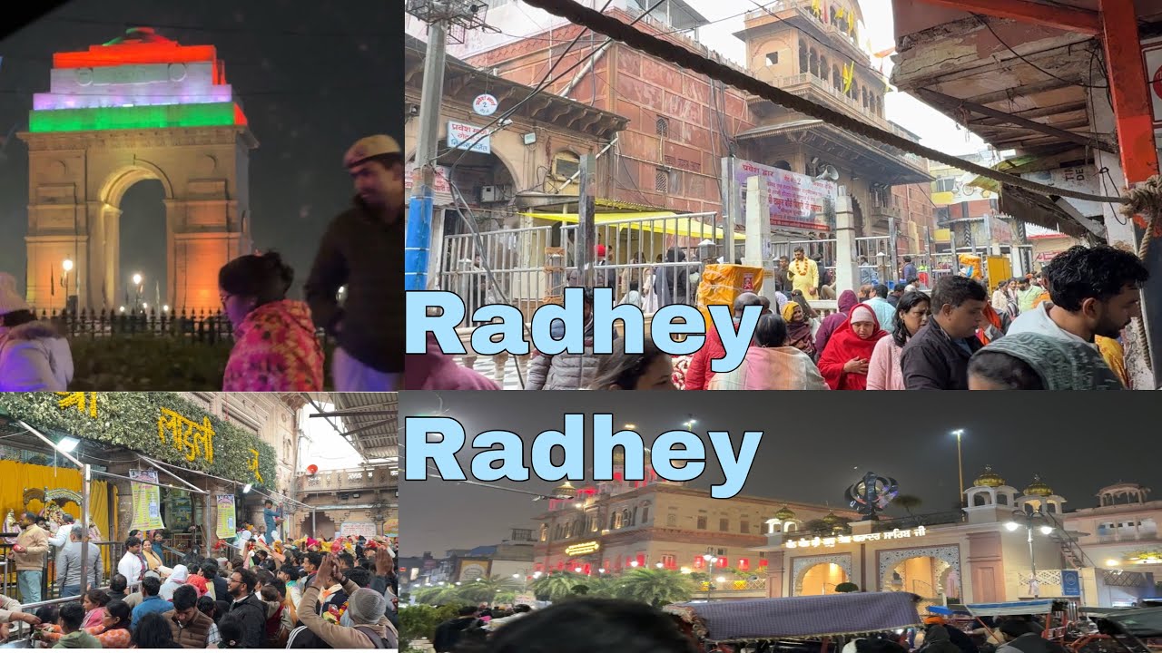 Firstest trip Delhi to vrindavan 😱