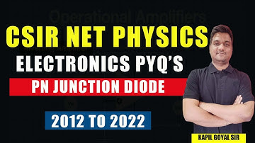 csir net 2024 | csir net physics electronics pyq