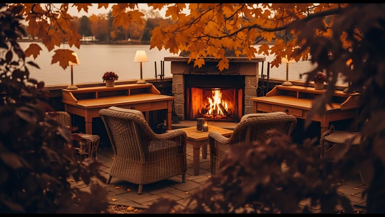 Amberfall Whisper 🍂 Autumn Relaxation Music – Live 12 Hours