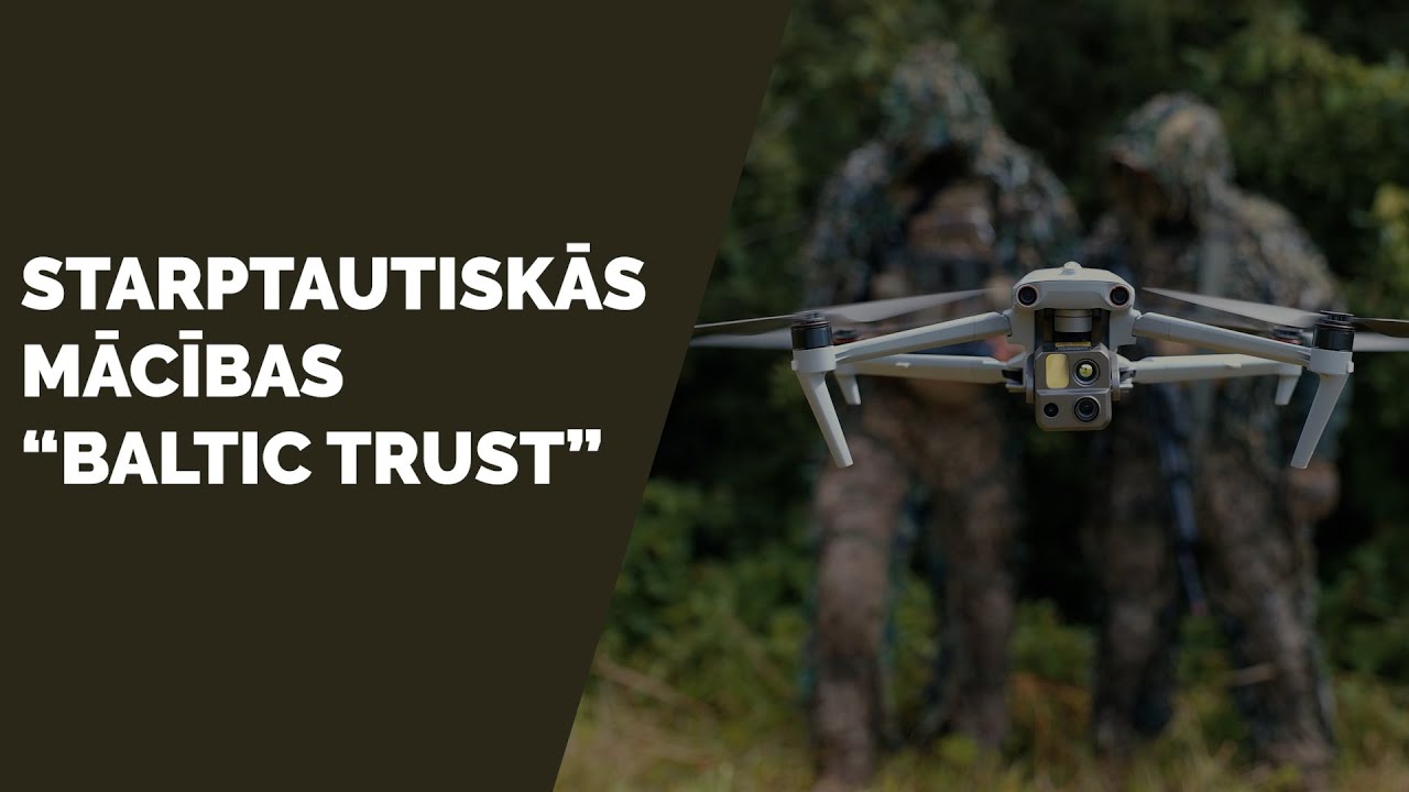 NBS un NATO trenē dronu karadarbības spējas starptautiskajās mācībās 