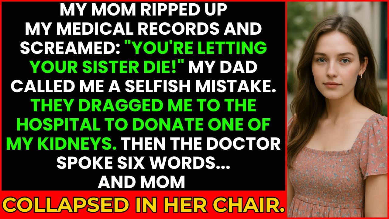 My Parents Forced Me To Donate My Kidney To My Abusive Sister — But When The DNA Test Came In…