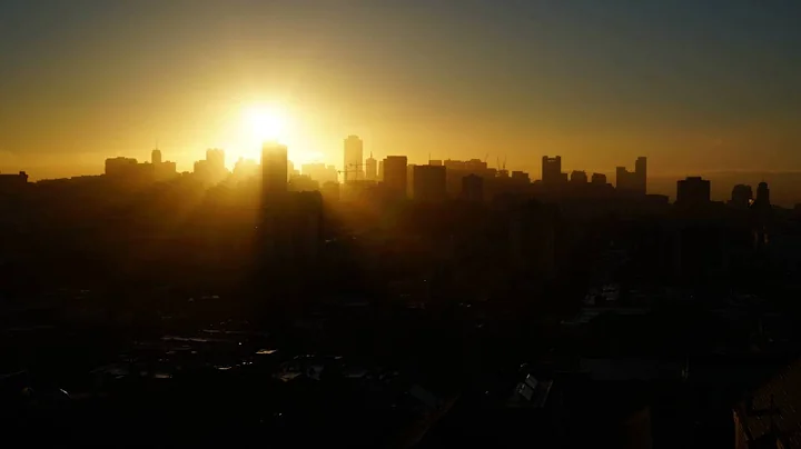 San Francisco sunrise time lapse