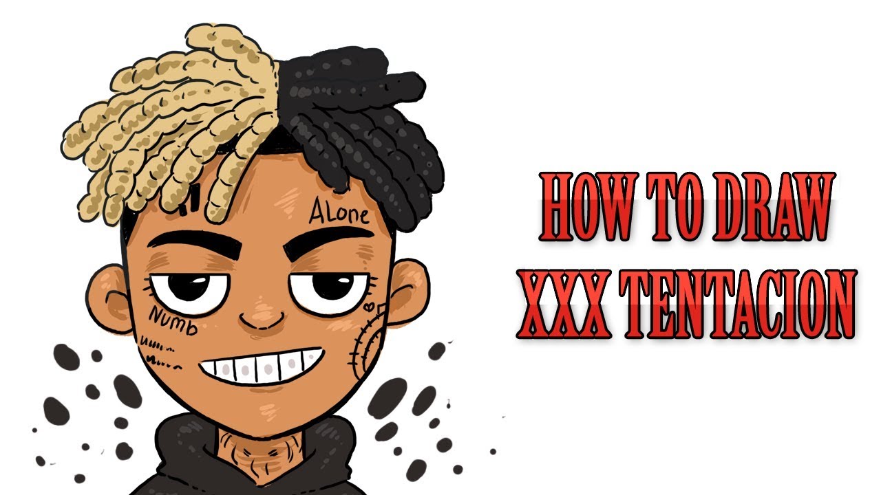  how to draw  xxxtentacion step  by step  easy YouTube