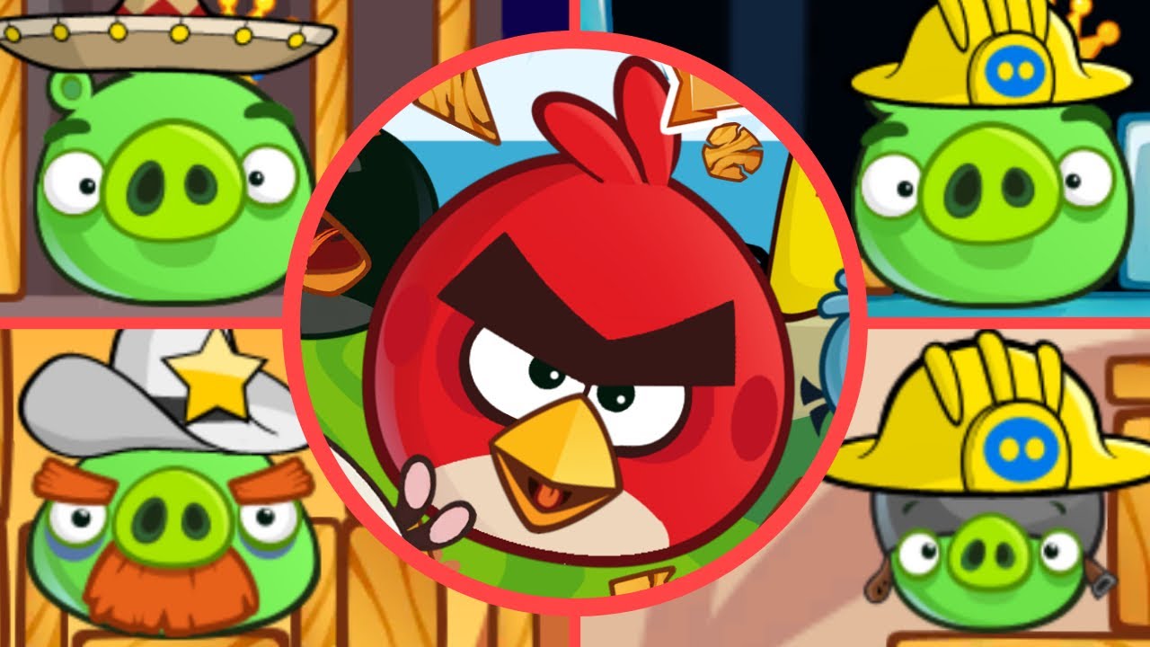 Angry Birds Re-Launched (Versão 1.3.0) - All Bosses (Luta dos Bosses)