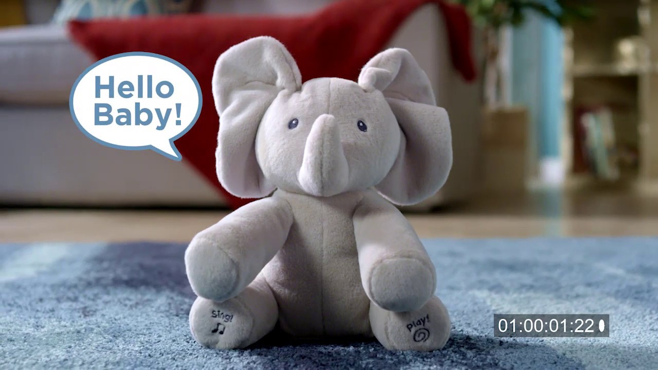 gund baby elephant stuffed toy