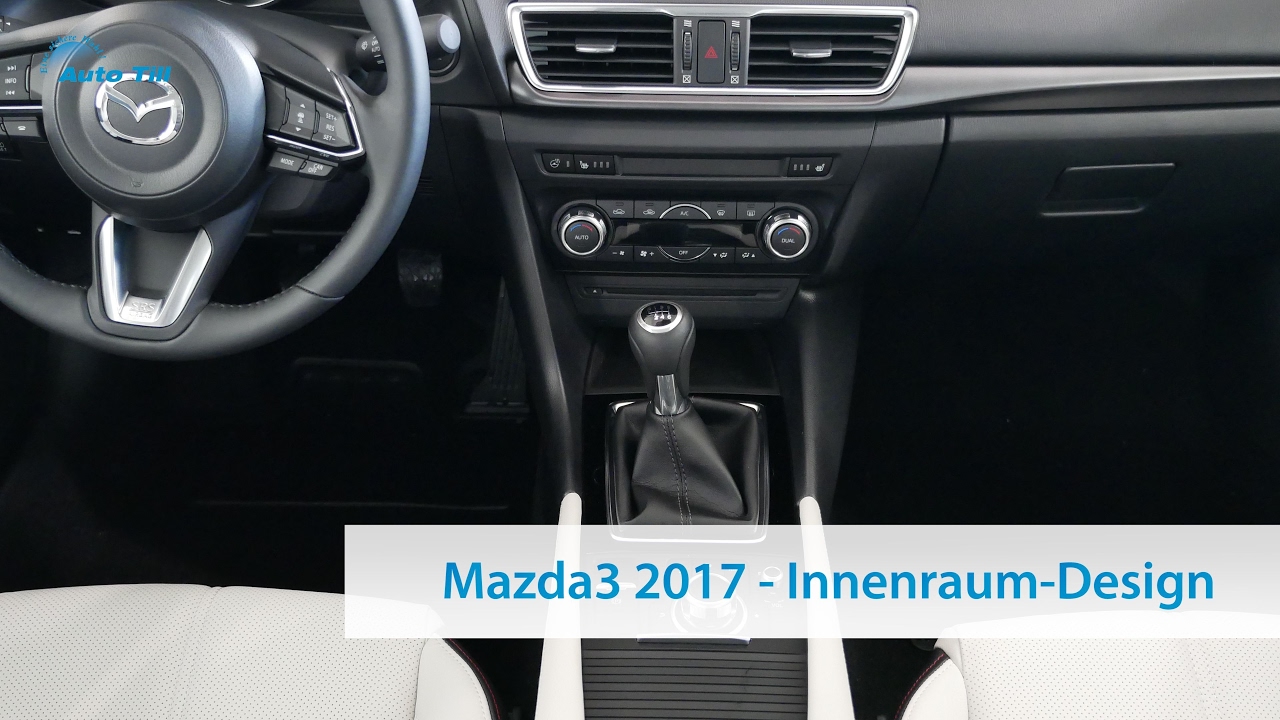 2017 Mazda3 Interieur Innenraum Design 4k Uhd