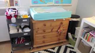 Our Newborn Cloth Diaper Stash and Setup {with pics}