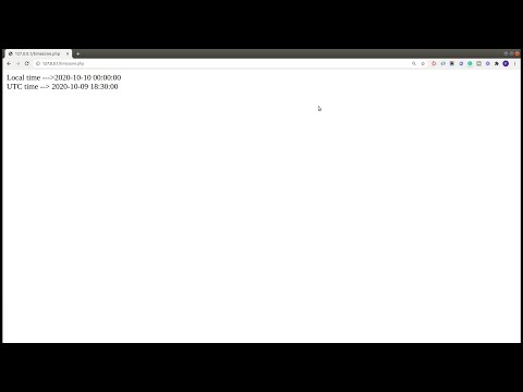 Convert Local Time to UTC in PHP