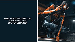 miles morales classic suit (spiderman 2 ps5) twixtor scenepack