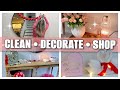 Valentine’s Day Clean, Decorate &amp; Shop With Me 💕 | Cozy Home Reset