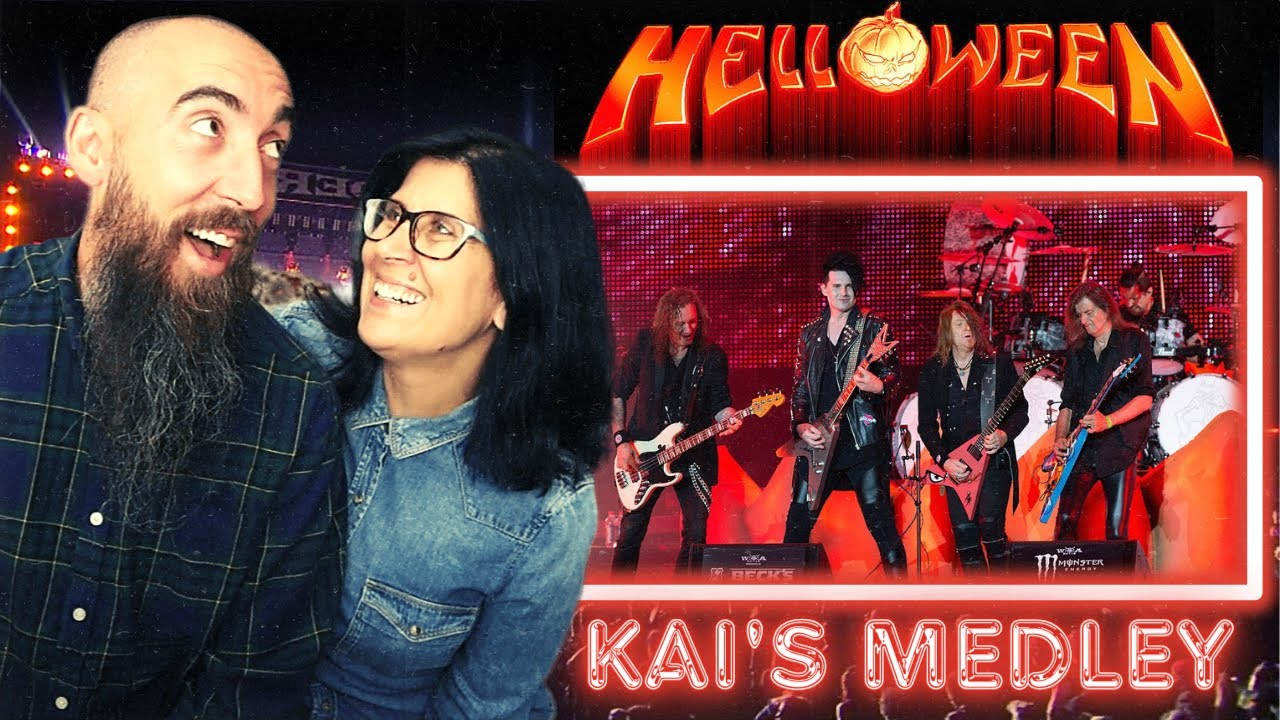 Helloween - Kai's Medley (REACTION) with my wife
