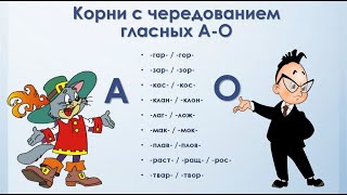картинка: чередующие гласные в корне