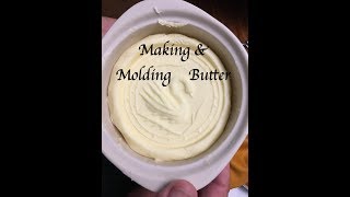 How to Make & Mold Fresh Butter — Under A Tin Roof