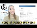 Cómo organizar tus NOTAS 📝 en Notion