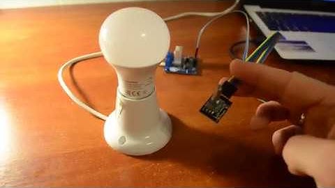 Arduino Rotary Encoder AC Dimmer and LED Dimmable Bulb 220VAC 9.5W