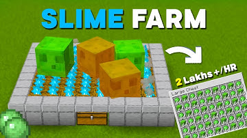 Minecraft Best Slime Farm - 1.21 Tutorial | 2,00,000 + Per Hour