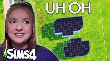 I unfortunately created another shell challenge with curved walls | Sims 4 Speed Build