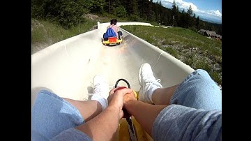 dad built real life mario kart course in backyard..