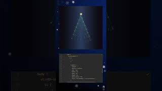 ✨ Animated Christmas Tree in SCSS — decorate your website in 1 minute!