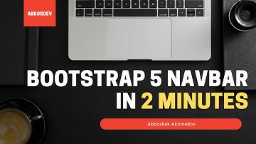 Bootstrap 5 Navbar in 2 minutes | How to make responsive navbar using Bootstrap 5 and HTML