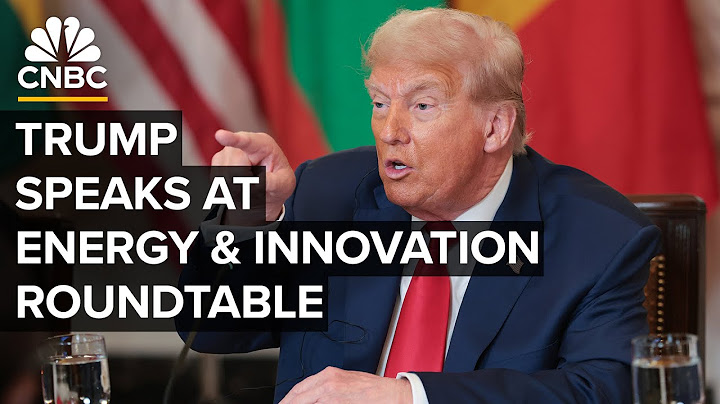 President Trump attends Energy and Innovation Roundtable in Pittsburgh, PA — 7/15/2025