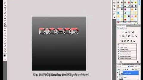 Photoshop CS5 - Mirror Effect