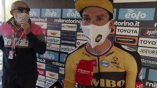 Primoz Roglic - Interview at the finish - Milano-Torino 2021