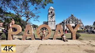 PAOAY ILOCOS North 1Day Tour 2024 🇵🇭 PAOAY Church & Malacañang of the North & Veranda Hotel |4k|