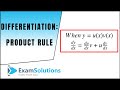 Differentiation - Product Rule : ExamSolutions