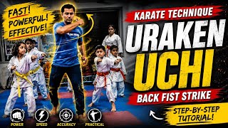 🥋 Uraken Uchi Masterclass | Lightning Fast Back Fist Strike! ⚡