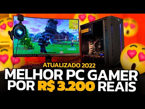 PC Gamer para Full HD Medio!!! Roda TUDO por +-3.200 Reais | GTA V, PUBG, Fortnite...