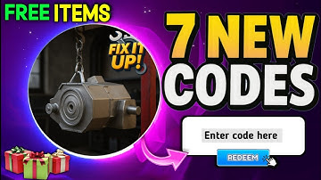 ⚠️SECRET CODES⚠️FIX IT UP CODES IN NOVEMBER 2025 - ROBLOX FIX IT UP CODES