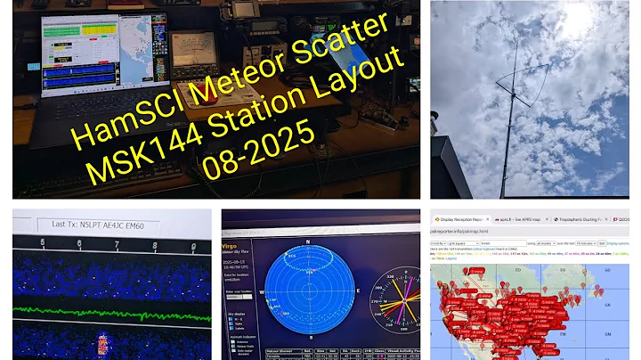 HamSCI Meteor Scatter MSK144 Station Layout and Operation 08-2025