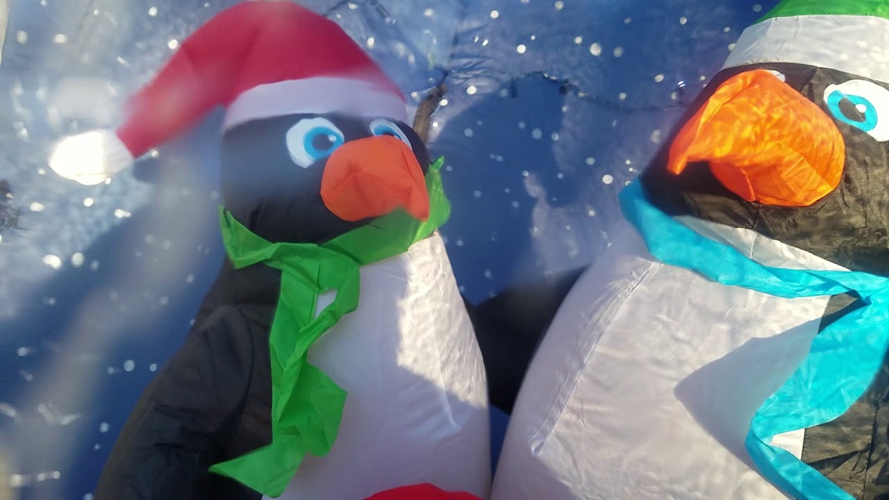 camera iphone 8 plus apk NEW FOR 2017 Gemmy 5.5ft Penguin Family Snow Globe Airblown Inflatable