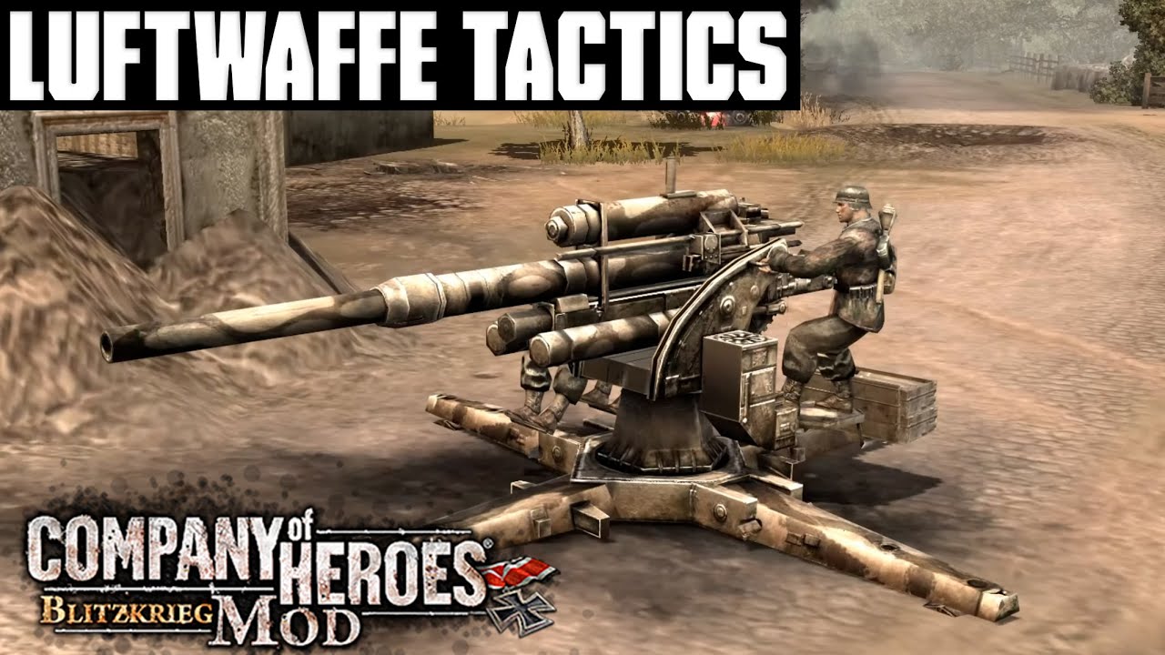 Тактика Люфтваффе (1 на 1 против эксперта по компьютерам) | Модификация блицкрига для Company Of ...