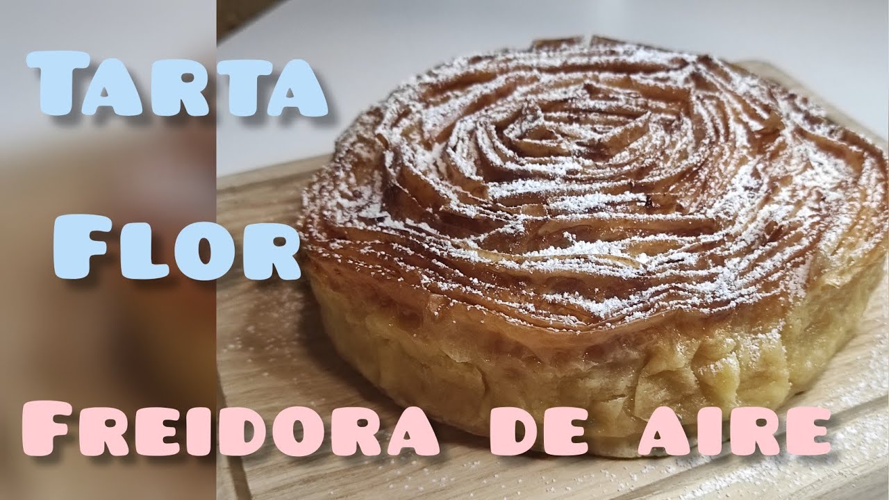 TARTA flor🌹🌹 FREIDORA DE AIRE | Postres en AIRFRYER