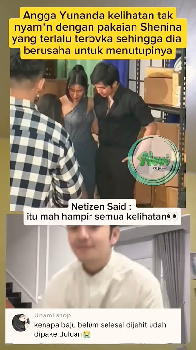 Momen #Anggayunanda Tak Nyaman Gaya Pakaian #shenina Tuai Sorotan Publik‼️#shorts #tranding #shenina