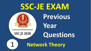 NETWORK THEORY MCQs-1 || SSC JE ELECTRICAL PREVIOUS PAPERS || OBJECTIVE QUESTIONS