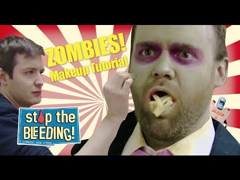 Zombie Makeup Tutorial! [Stop the Bleeding! Season 3 - Zombie Transformation]