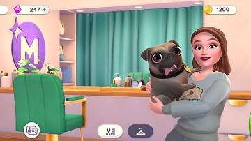 Makeover match game playing