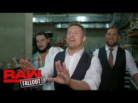 The Miz and The Miztourage say "hi" to Roman Reigns: Raw Fallout, Jan. 8, 2018