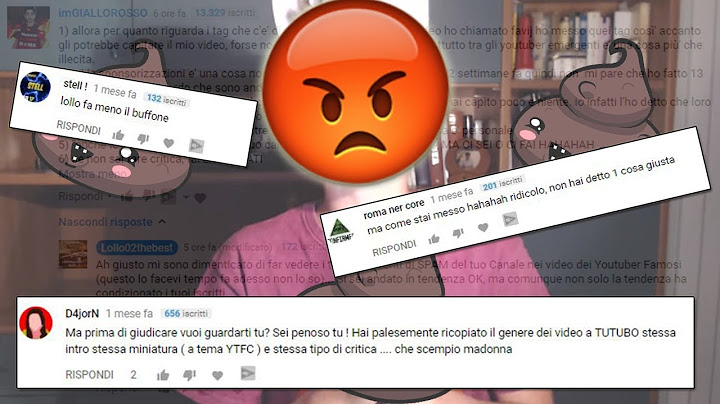 RISPONDO AI COMMENTI SOTTO AL VIDEO "LA FALSITÀ DI IMGIALLOROSSO"