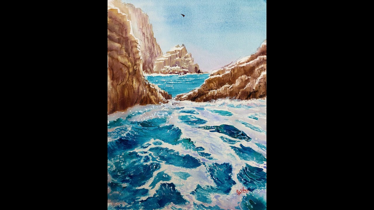 how-to-make-sea-water-with-watercolors-by-rashmi-soni-watercolor