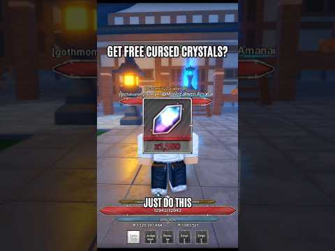 HOW TO GET FREE CURSED CRYSTALS DAILY IN JUJUTSU ZERO || FASTEST AND EASIEST WAY