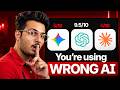 I Tested ChatGPT vs Claude vs Gemini — Stop Using the Wrong AI